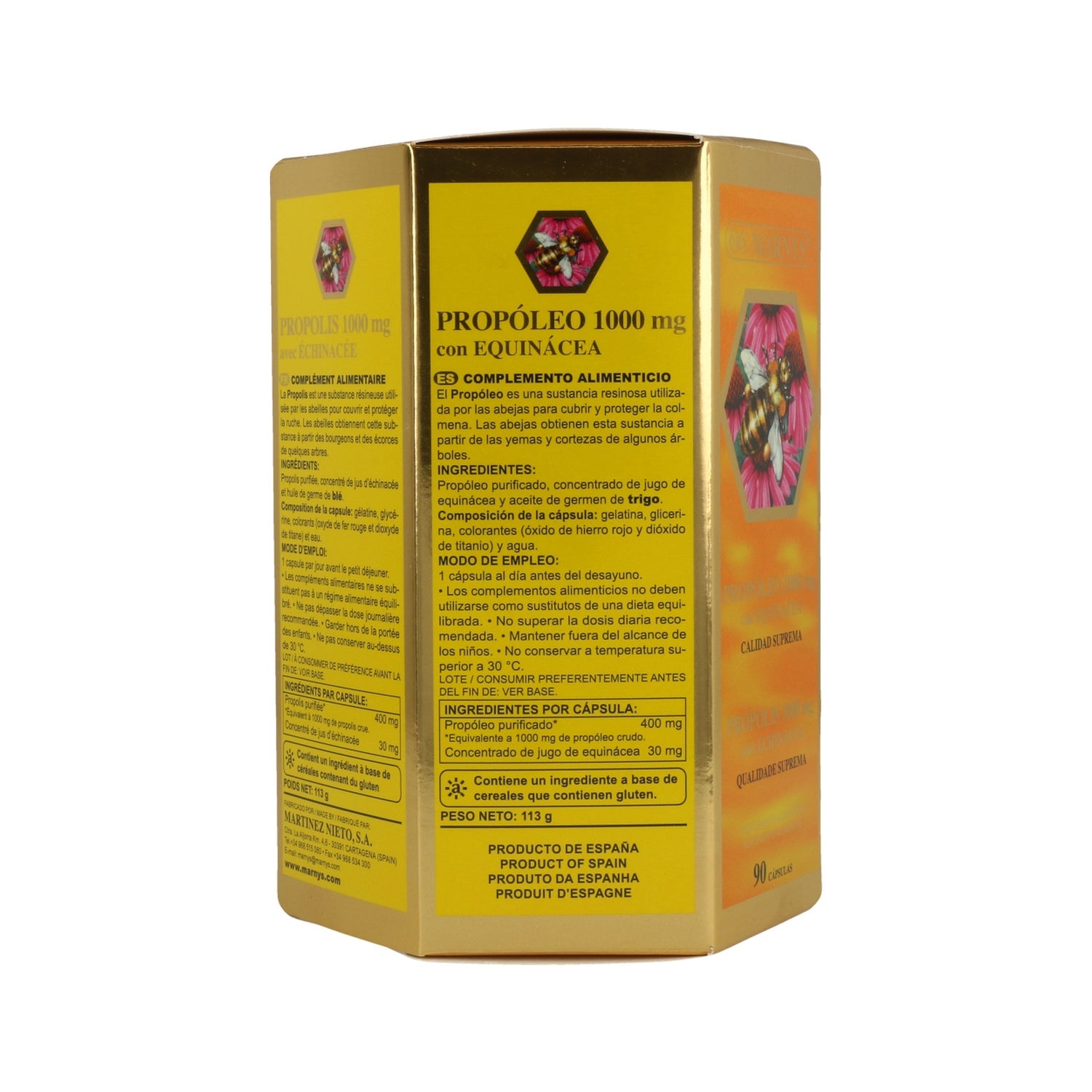 Marnys Propóleo 1000 mg con Equinácea 90 caps