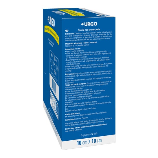 Urgo Compresas sin Tejer 10x10cm 2x25uds