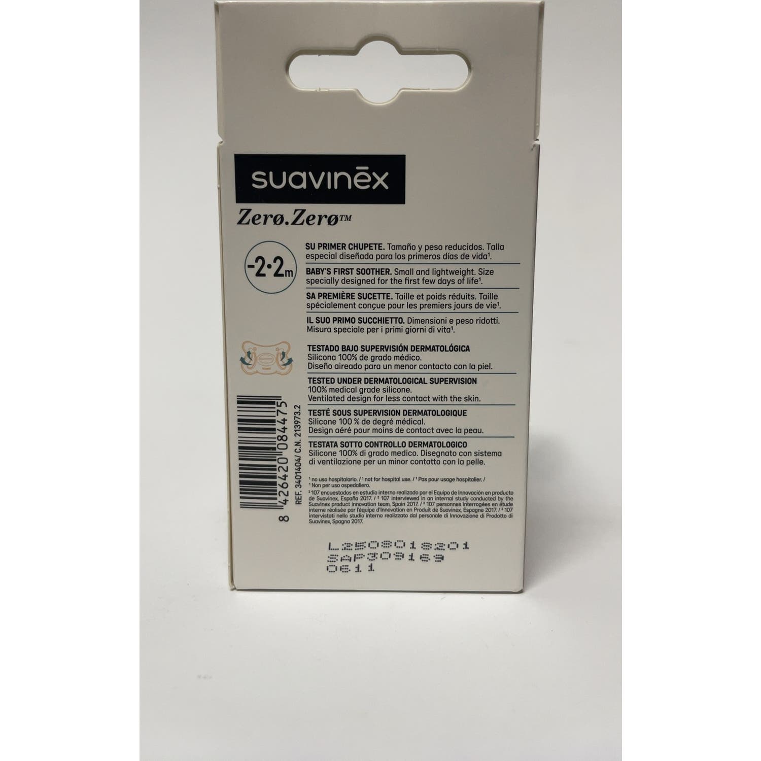 Suavinex Chupete Fisiológico Silicona SX Pro Mini -2-2m 1ud