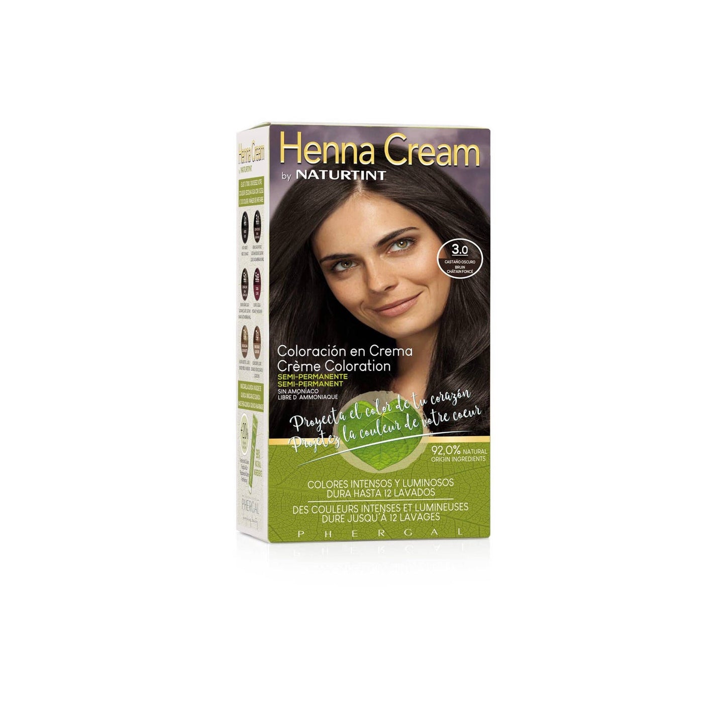 Naturtint Henna Cream 3.0 Castaño Oscuro 110ml