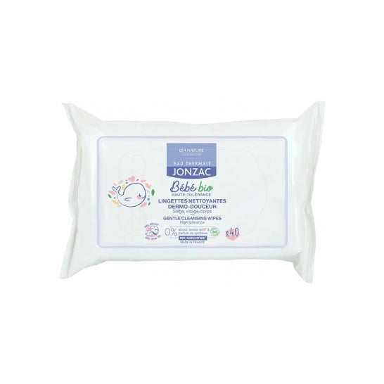 Jonzac Lingettes Bebe Dermo-apaisantes 40 Lingettes