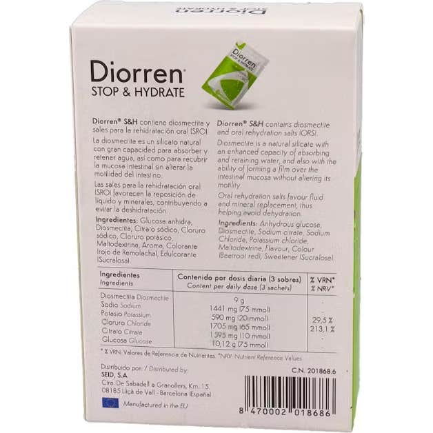 Diorren 9 Sobres 85g