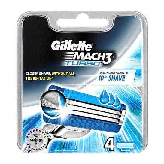 Gillette Pack Mach 3 Turbo 3 Recambios