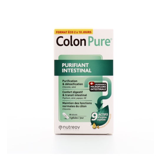 Cura de Colonpure de 20 Días 80 caps