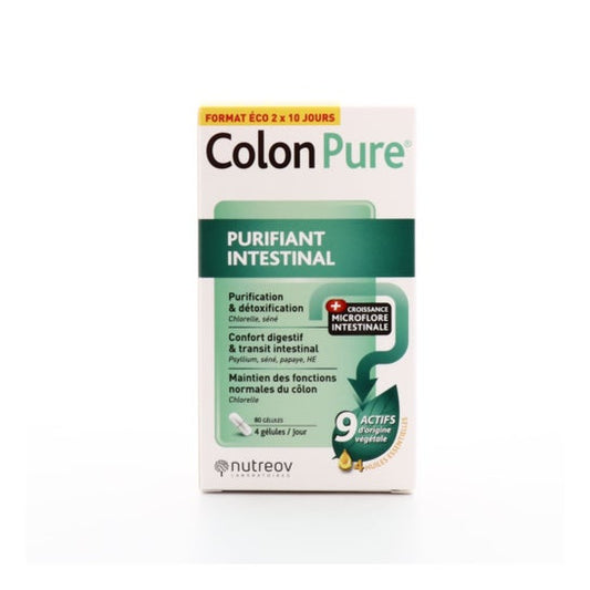 Cura de Colonpure de 20 Días 80 caps