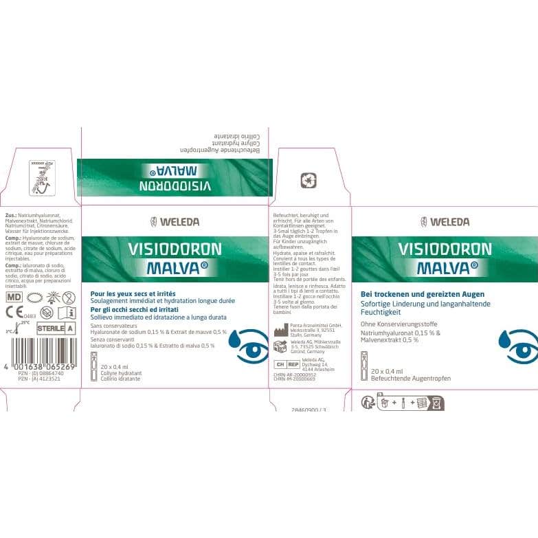Weleda Visiodoron Malva 20uds