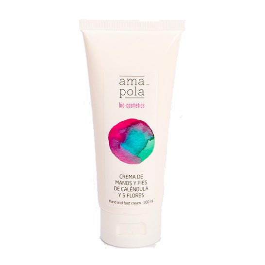 Amapola Biocosmetics Crema Manos Pies Calendula y 5 Flores 100ml