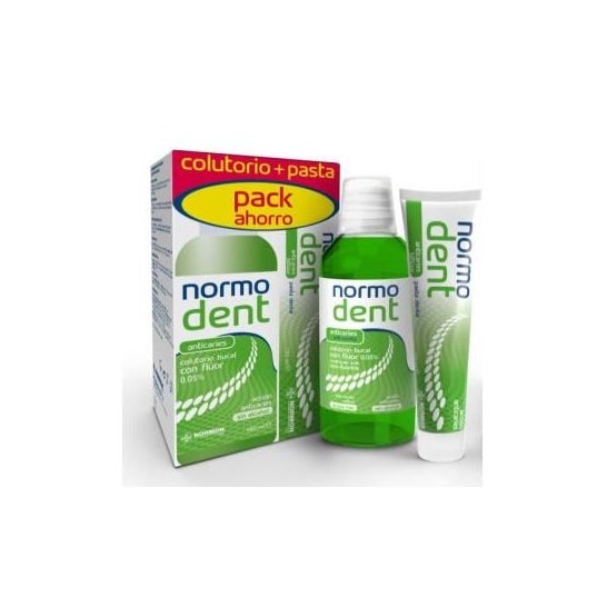 Normodent Pack Anticaries Pasta 125ml Y Colutorio 500ml