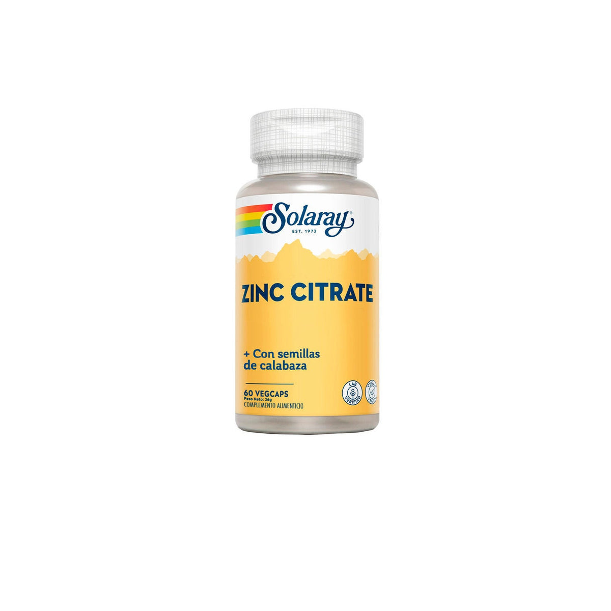 Solaray Zinc Citrato 50mg 60caps