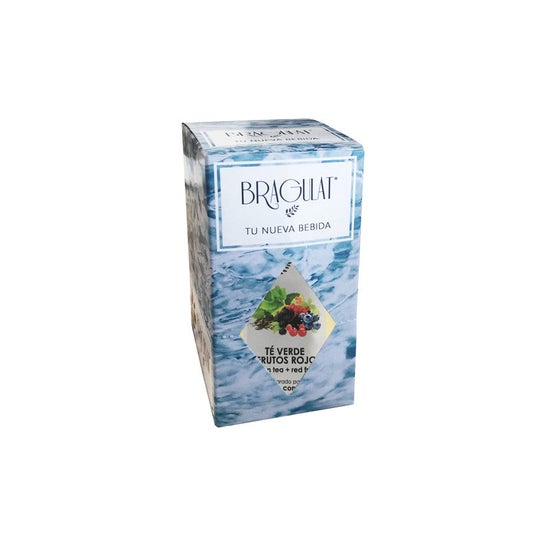 Bragulat Bebida Soluble Té Verde y Frutos Rojos 15x9g