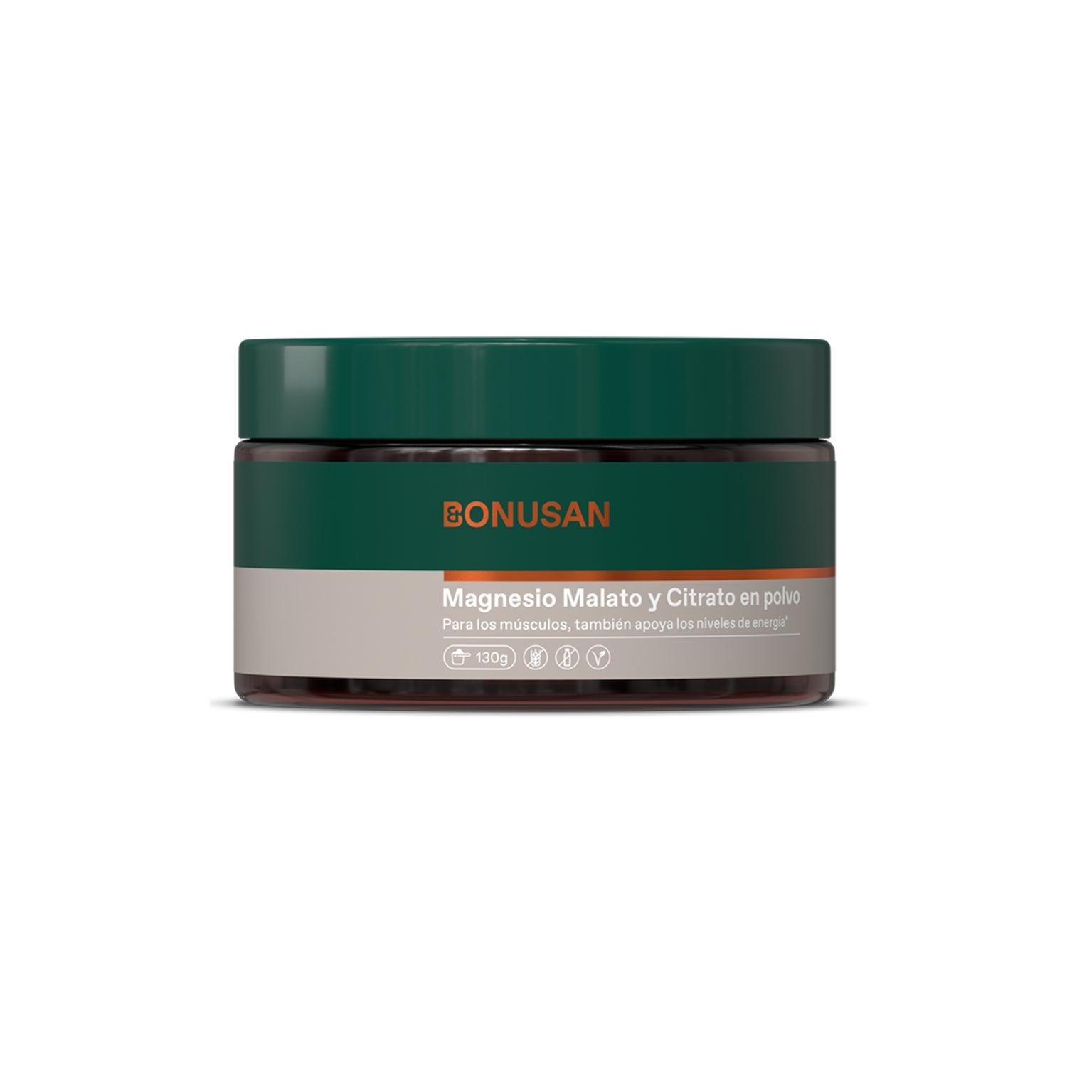 Bonusan Magnesio Malato y Citrato Polvo 130g