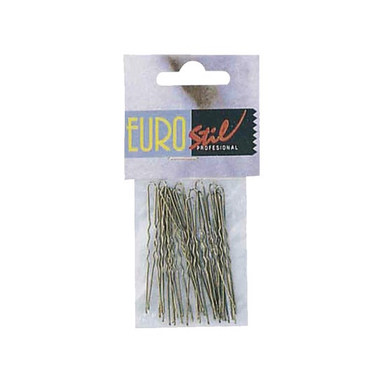 Eurostil Horquillas Invisibles Bronze 20 uds