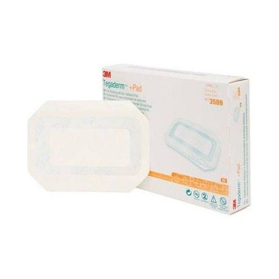 Tegaderm Pad Apósito Transparente 9x15cm 5uds