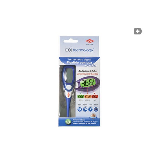 ICO Technology Flexible con luz termómetro digital 1 ud