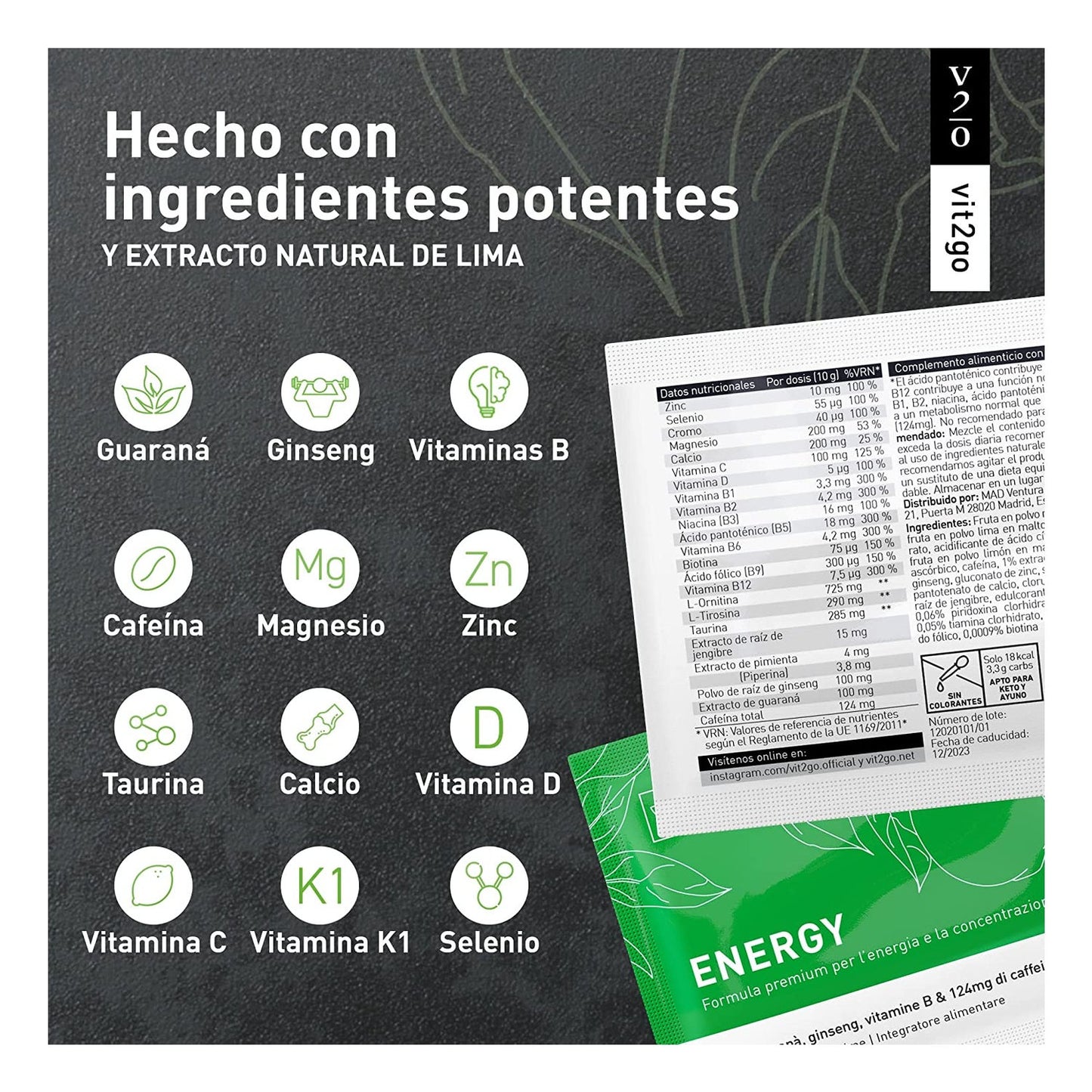 Vit2Go Energy 30x10g