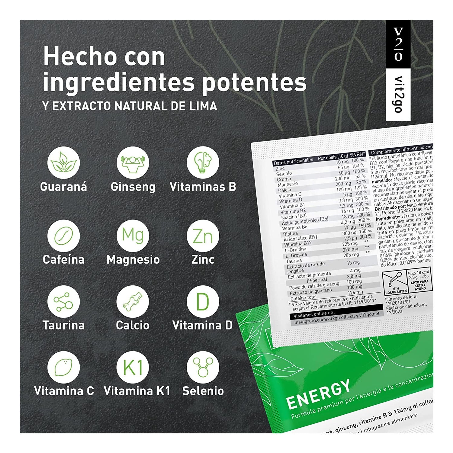 Vit2Go Energy 30x10g