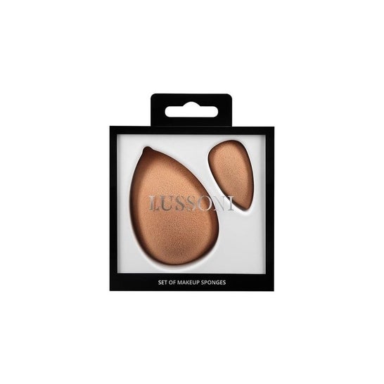Lussoni Raindrop Makeup Sponge Set 2uds