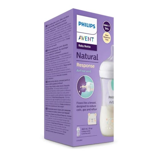 Philips Avent Biberón SCY673/82 Natural AirFree 260ml