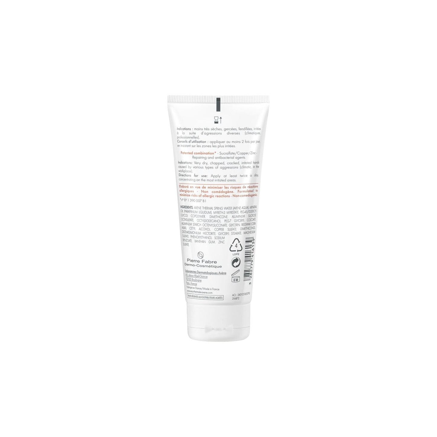 Avène Cicalfate Manos Crema Reparadora Efecto Barrera 100ml