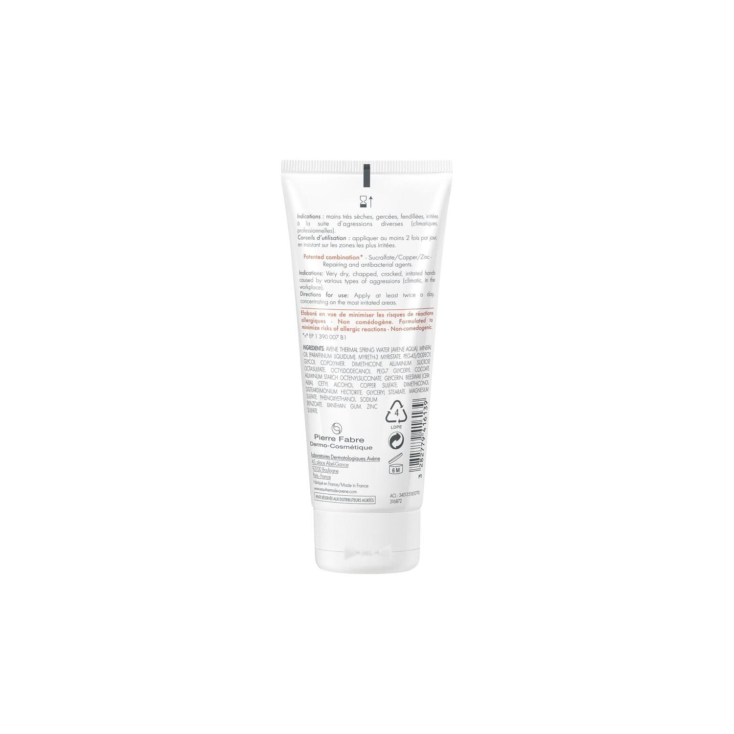 Avène Cicalfate Manos Crema Reparadora Efecto Barrera 100ml