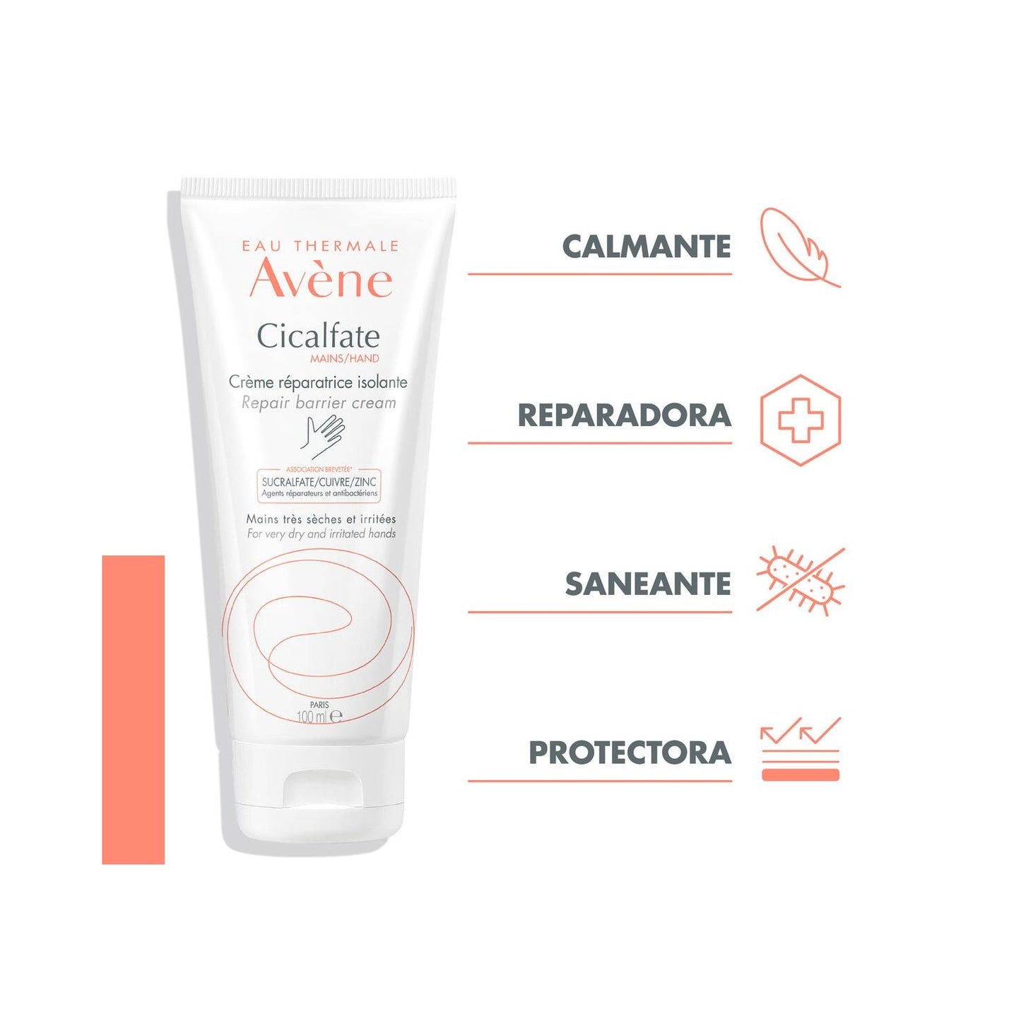 Avène Cicalfate Manos Crema Reparadora Efecto Barrera 100ml