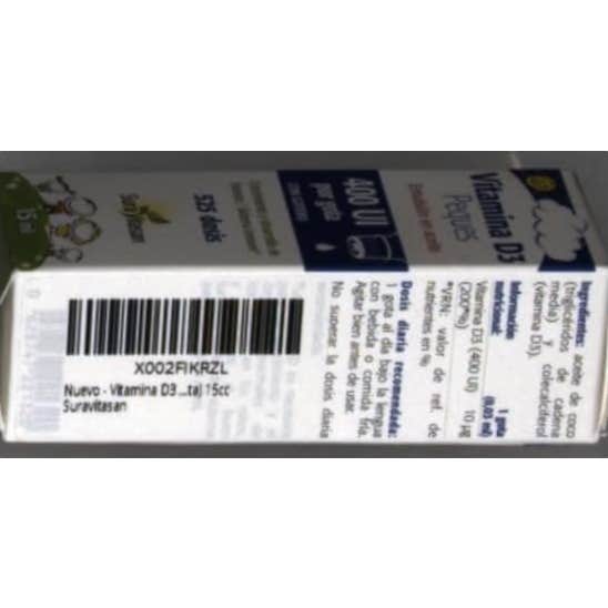 Sura Vitasan Vitamina D3 Peques 15ml