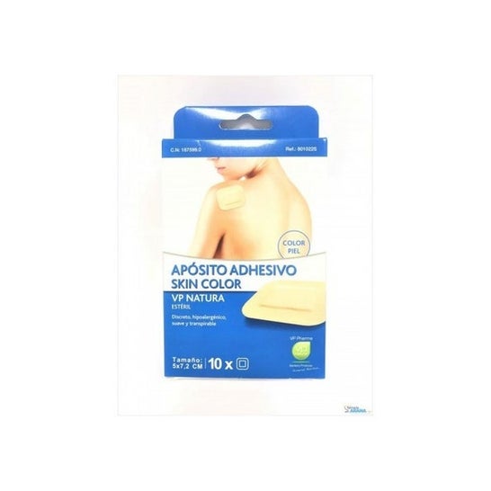 Vp Natura Dermopharma Apósito Estéril Adhesivo Skin Color 5x7.2 cm 10 uds