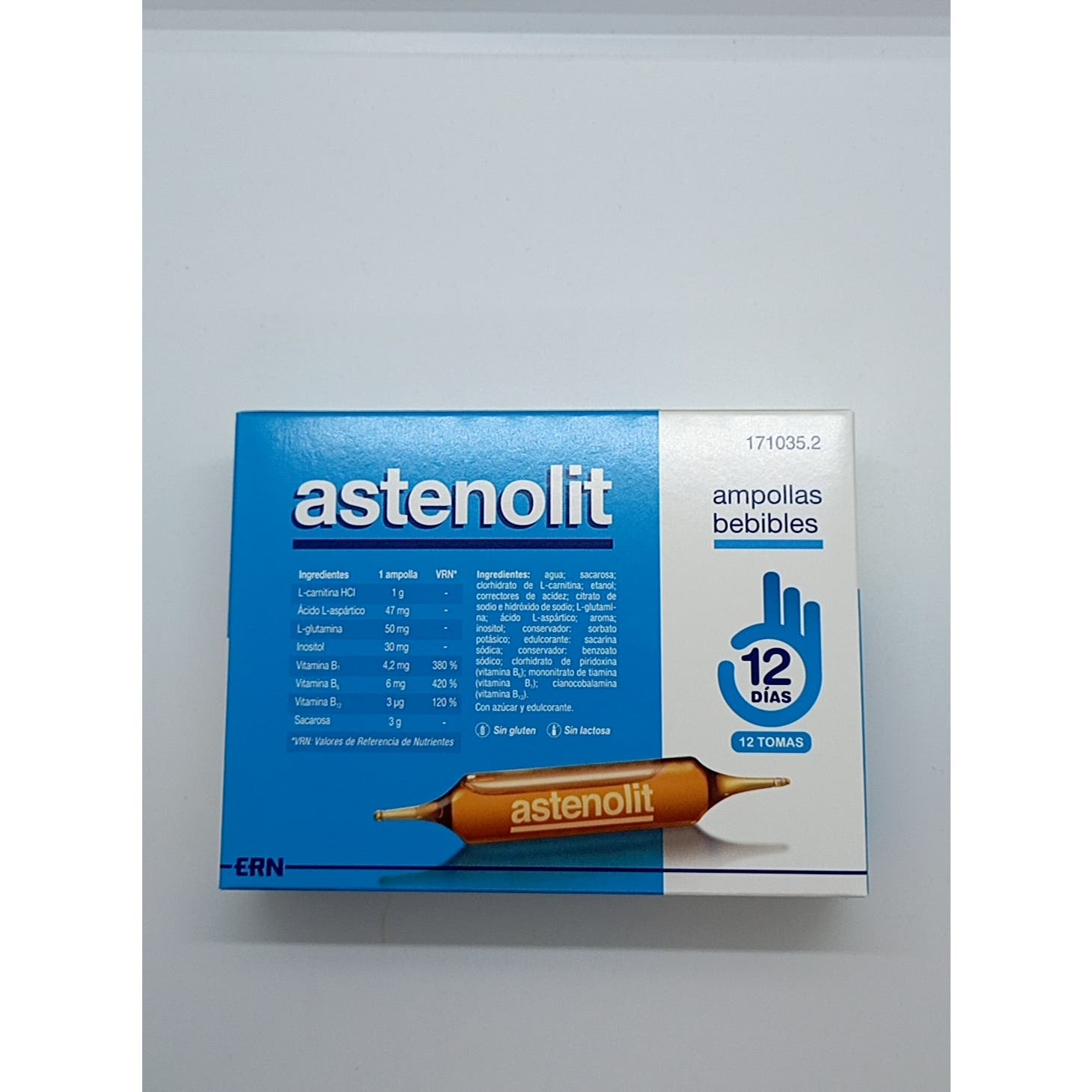 Astenolit 12 ampollas