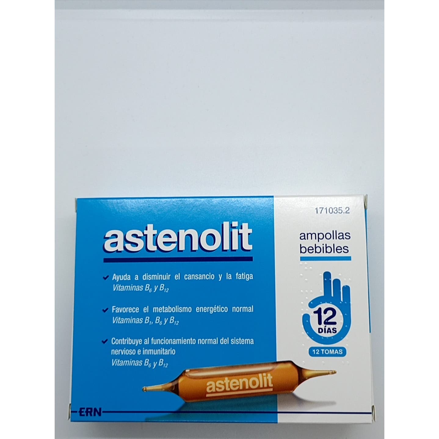Astenolit 12 ampollas