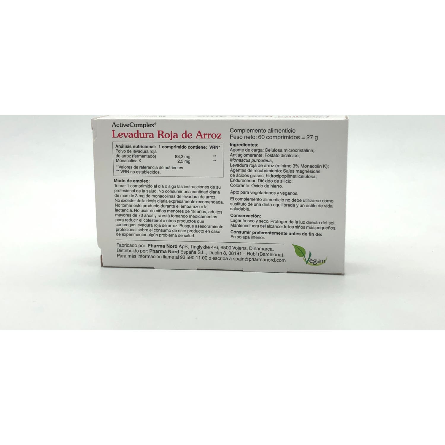ActiveComplex Levadura Roja De Arroz 60comp