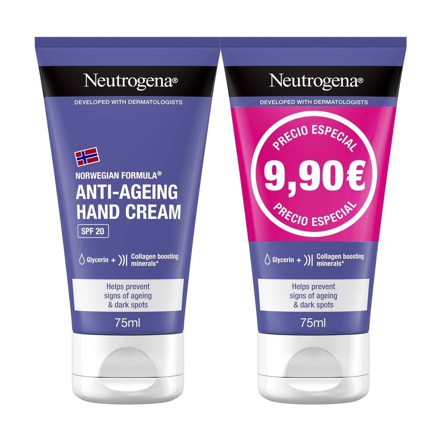 Neutrogena Crema de Manos Anti-Ageing SPF20 2x75ml