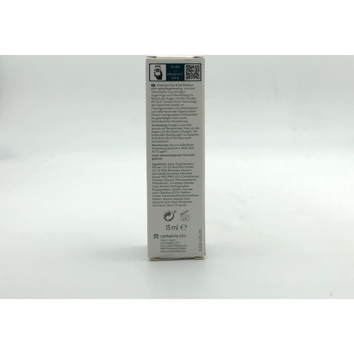 Endocare Contorno de Ojos y Labios Antiedad Regenerador 15ml