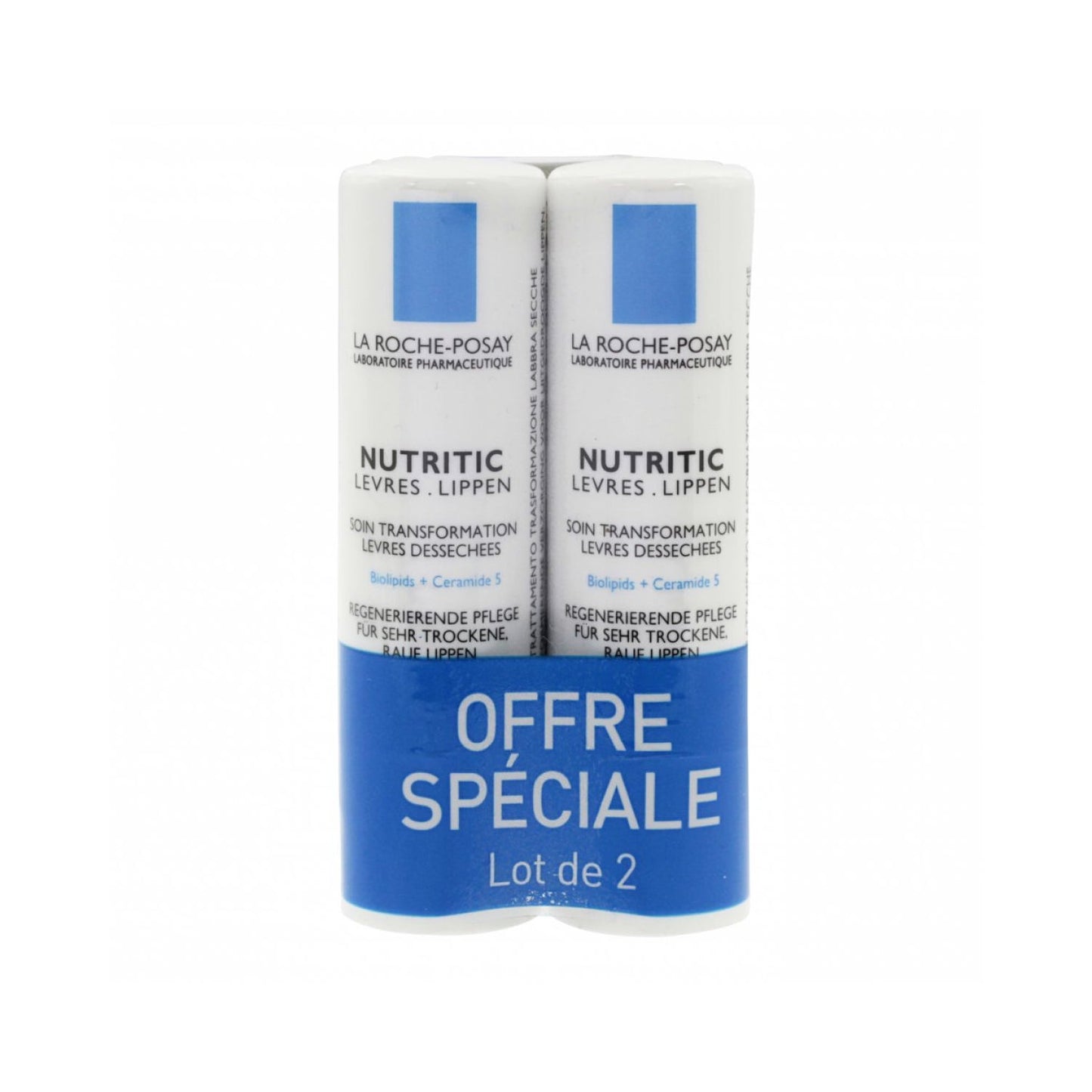 La Roche Posay Nutritic Soin Levre Stick 2x4,7ml