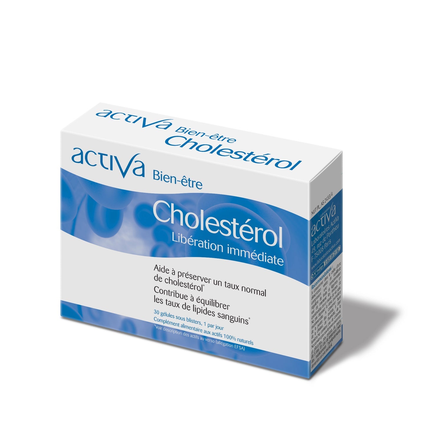 Activa Bientre Cholestrol 30 glóbulos