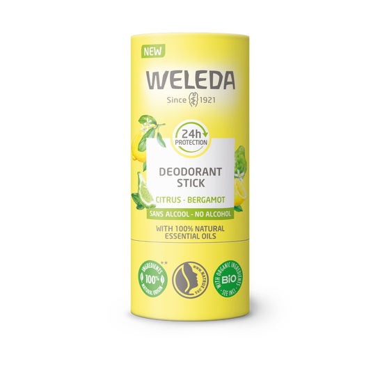 Weleda Desodorante Stick 24h Citrus Bergamota 50g