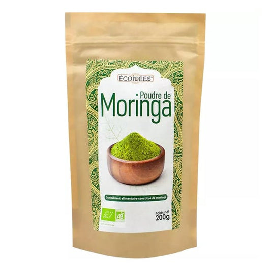 Écoidées Moringa Polvo Bio 200 g