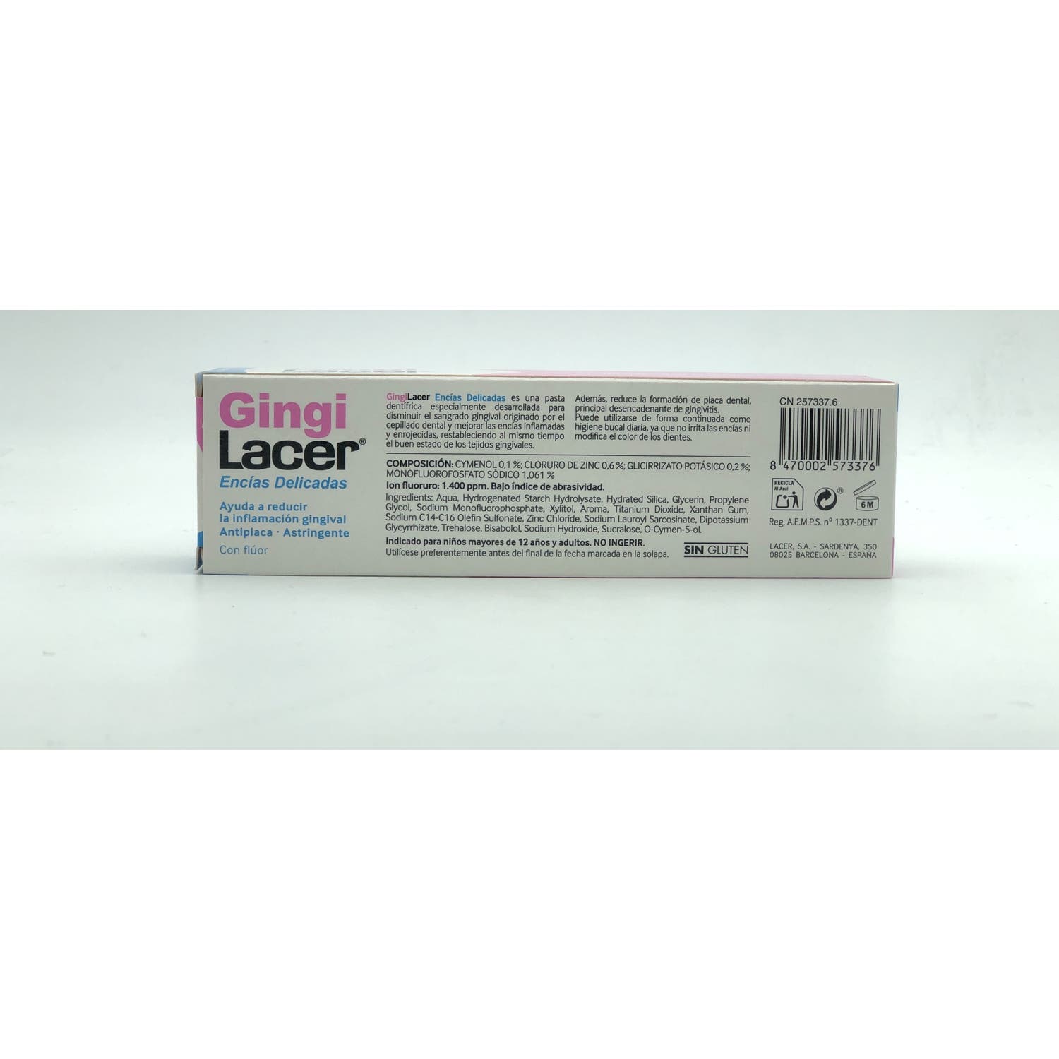 Lacer GingiLacer Encías Delicadas Pasta Dentífrica 75ml