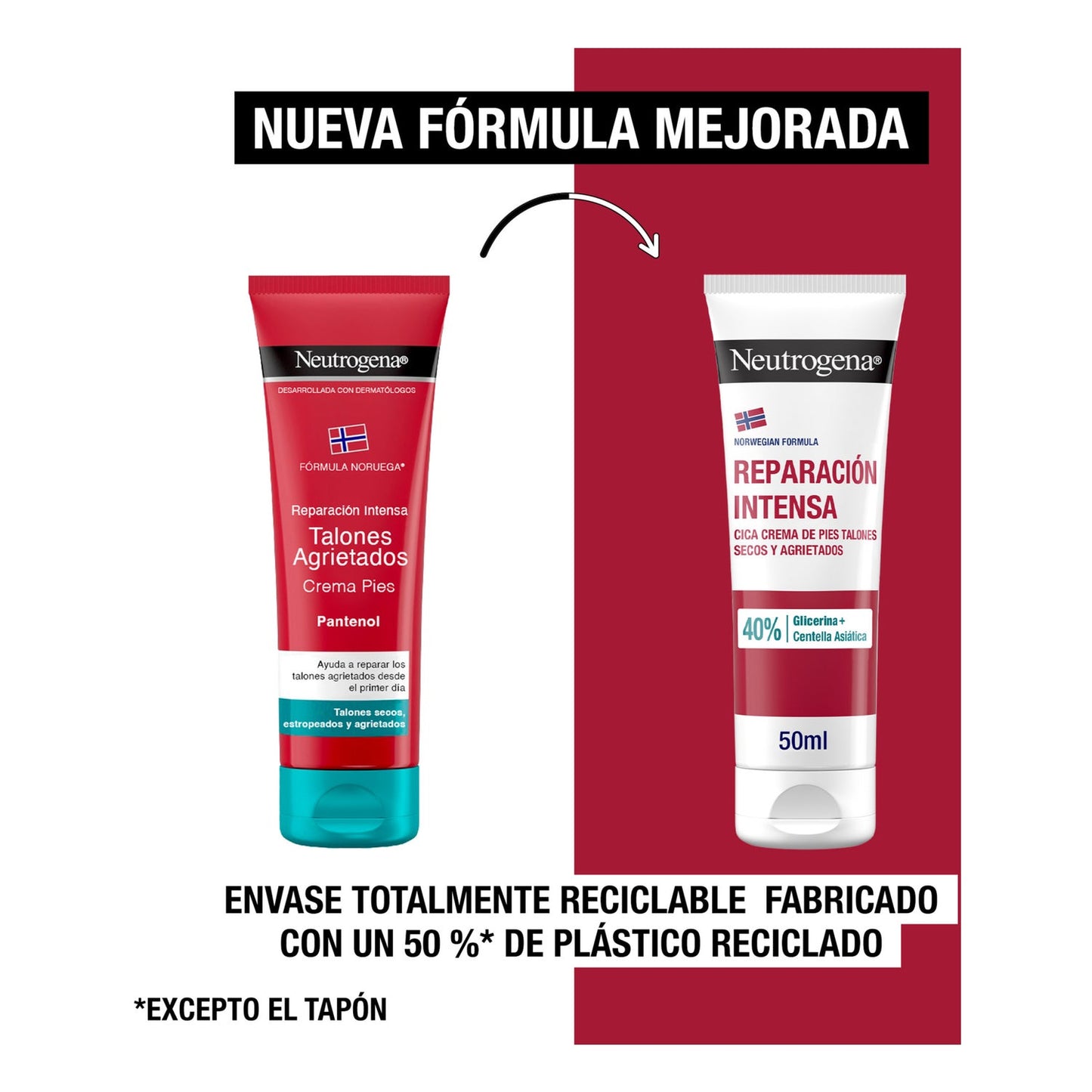 Neutrogena® Crema de Pies Talones Agrietados 50ml