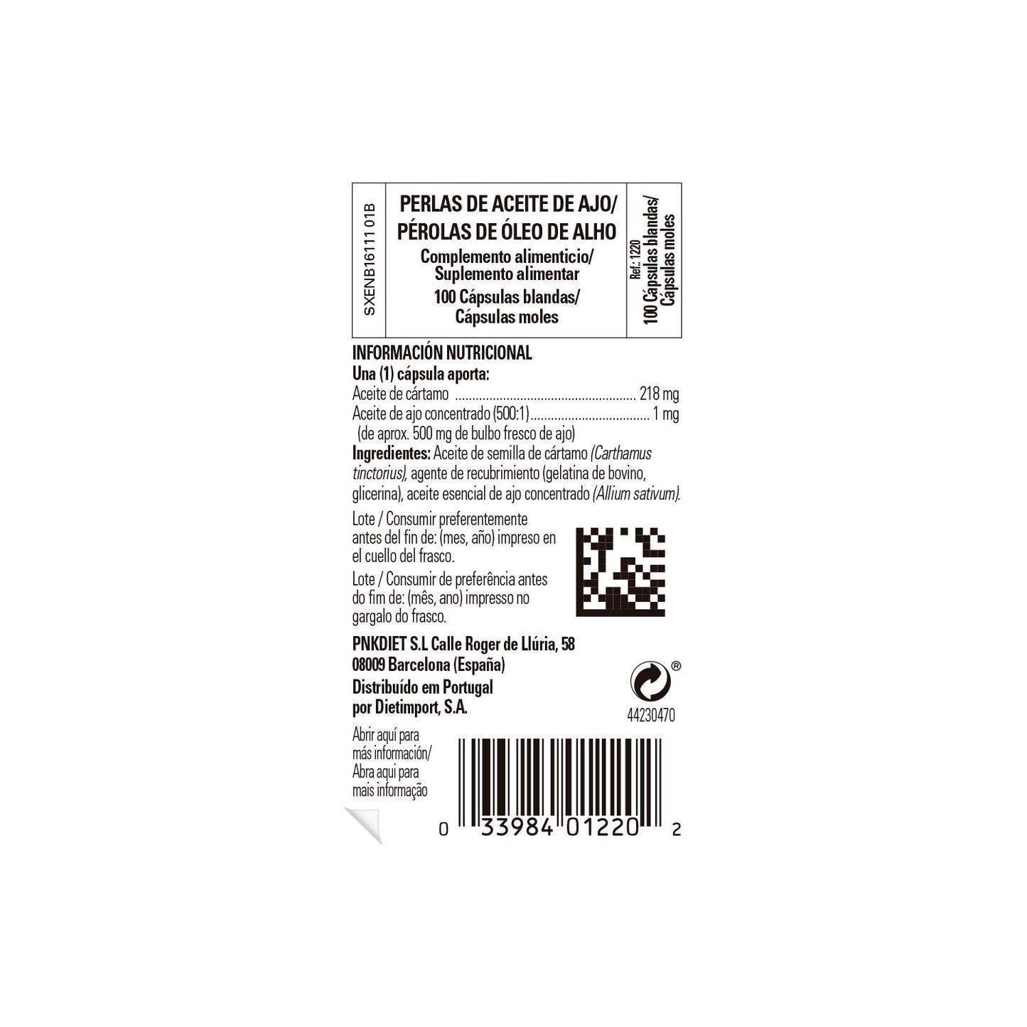 Solgar Aceite de Ajo 100 Perlas