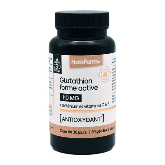 Nat&Form Glutatión 110 mg 30 Perlas