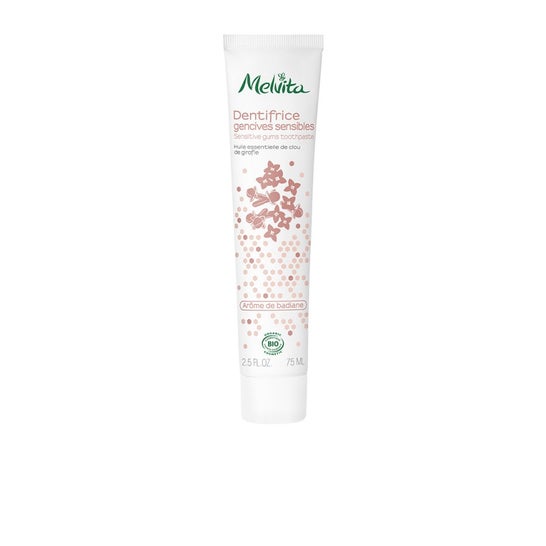 Pasta de dientes Melvita Sensitive Gums Sabor Badiane 75ml
