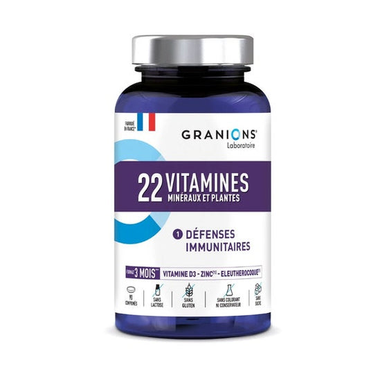 Granions 22 Vitaminas 90 comprimidos