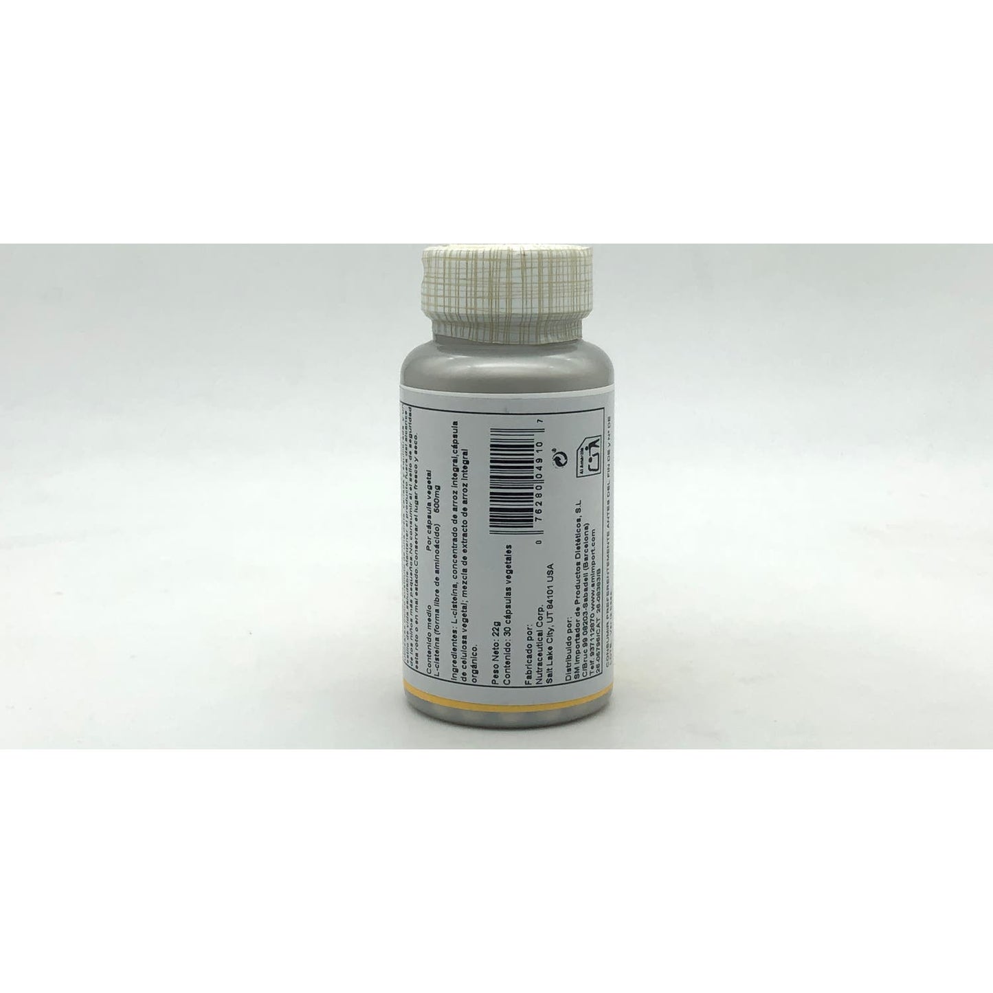 Solaray L-cysteine 500mg 30cáps