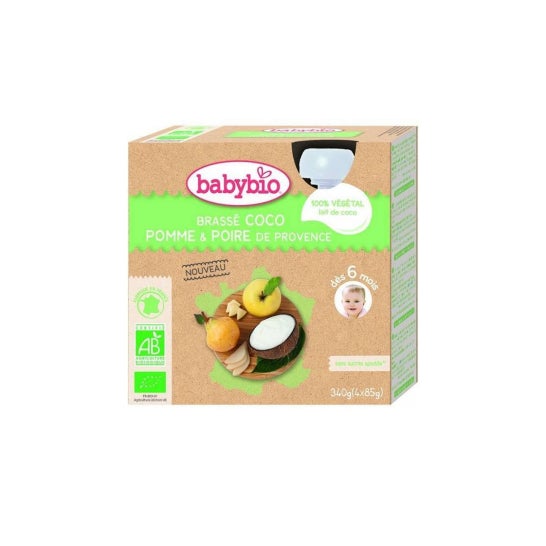 Babybio Breaststroke Coco Pom Pera 6M 4X85G