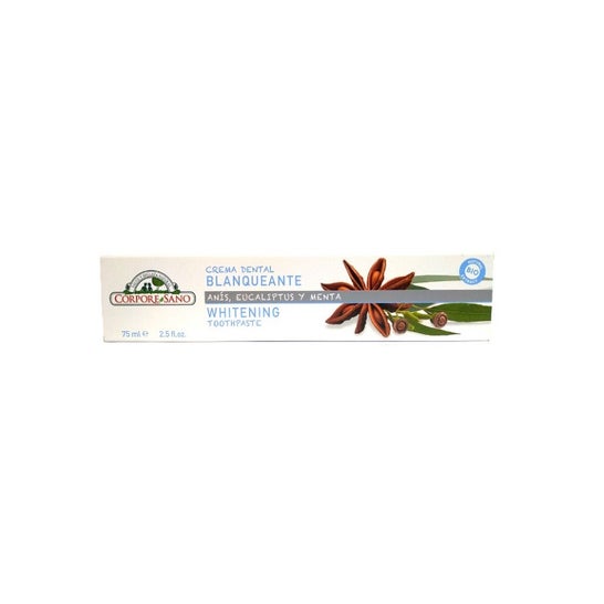 Corpore Sano Dentífrico Blanqueante Anís Eucalipto y Menta 75ml
