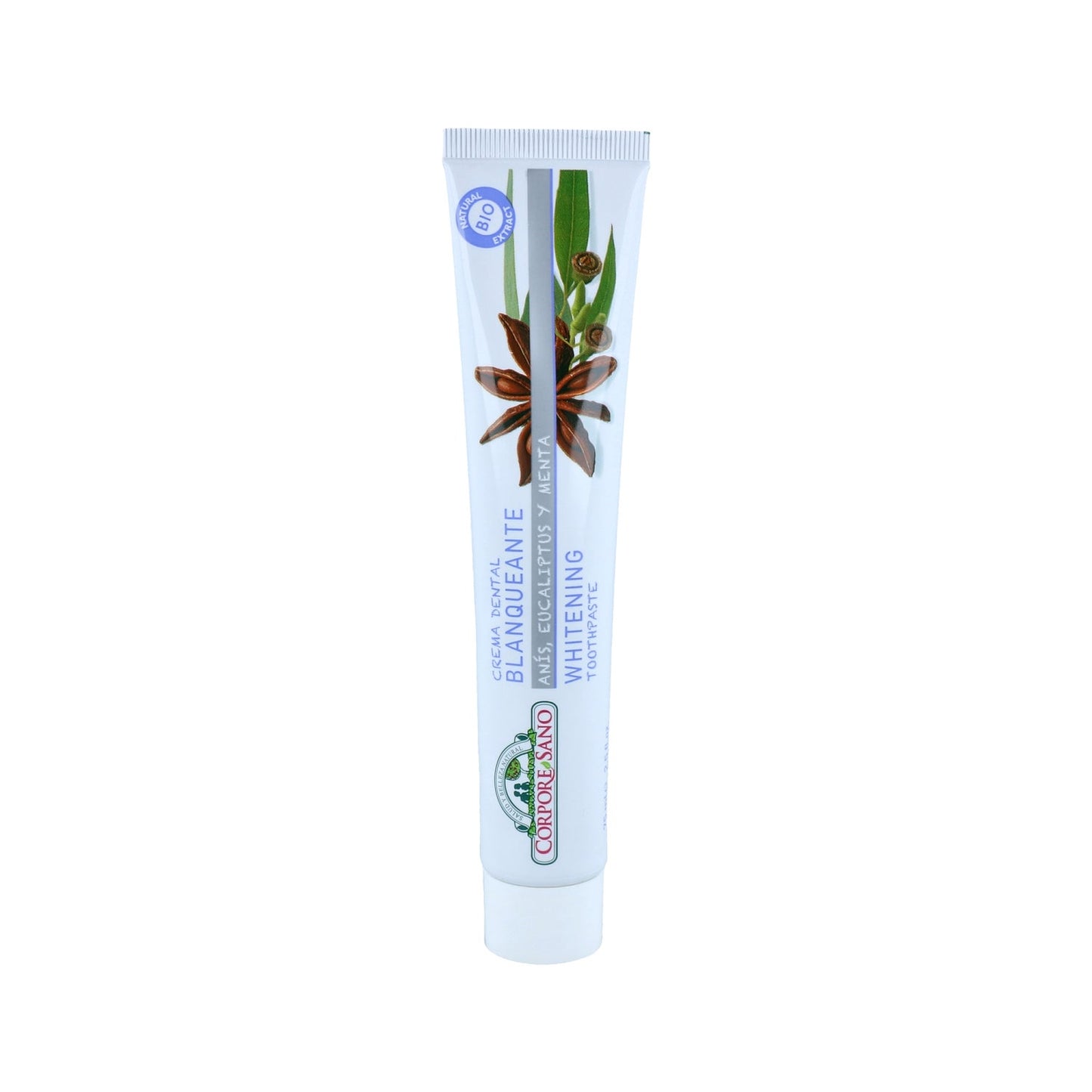 Corpore Sano Dentífrico Blanqueante Anís Eucalipto y Menta 75ml