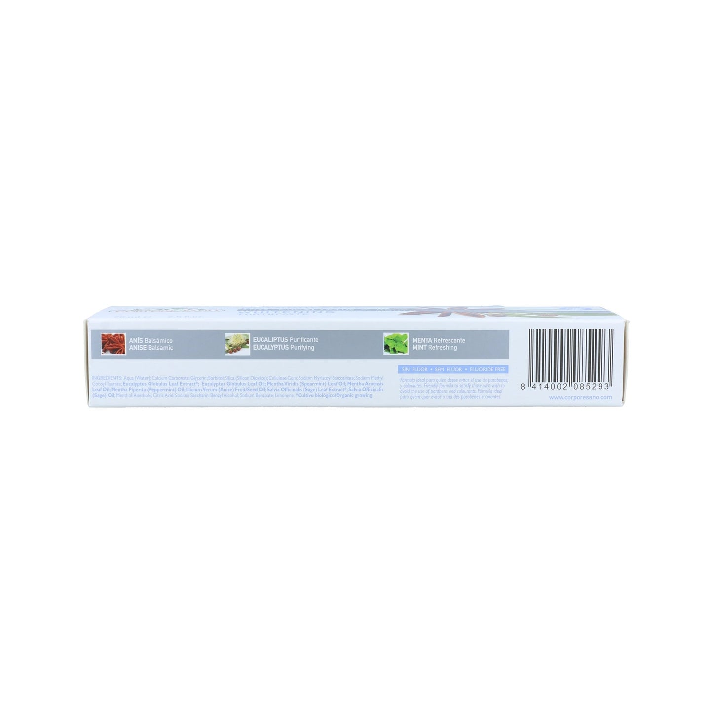 Corpore Sano Dentífrico Blanqueante Anís Eucalipto y Menta 75ml