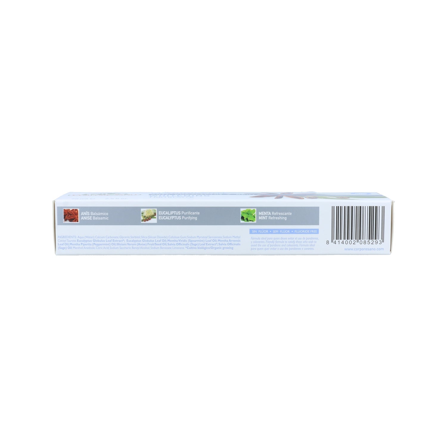 Corpore Sano Dentífrico Blanqueante Anís Eucalipto y Menta 75ml