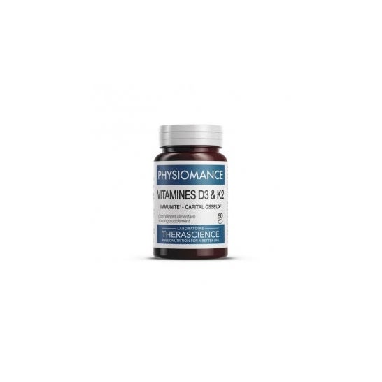 Physiomance Vitaminas D3 y K2 60comp