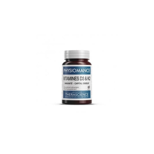 Physiomance Vitaminas D3 y K2 60comp